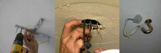 Как повесить люстру на гипсокартонный потолок – варианты правильного крепления