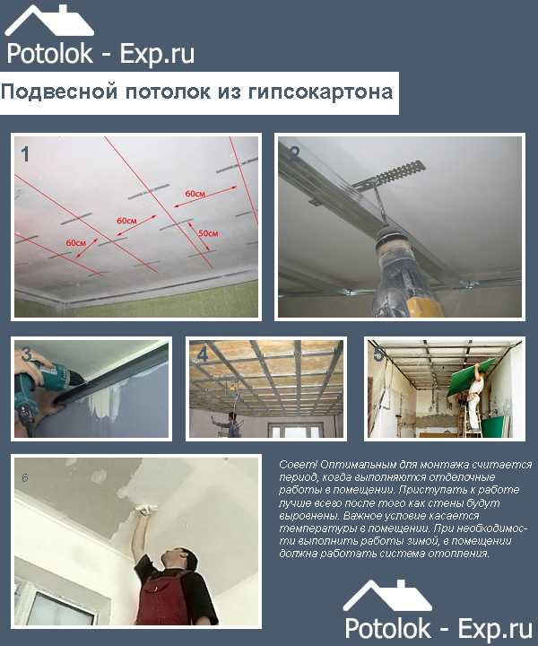 Пошагово: гкл потолок из гипсокартонных листов своими руками | o-builder.ru