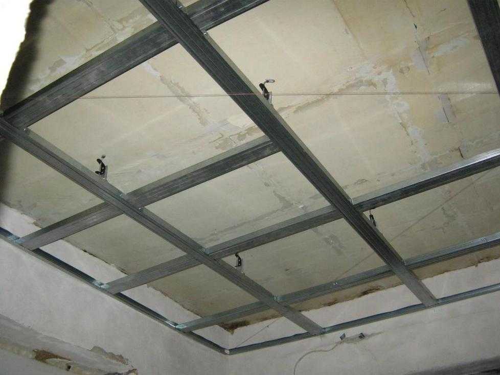 Потолок из гипсокартона своими руками | пошаговая инструкция