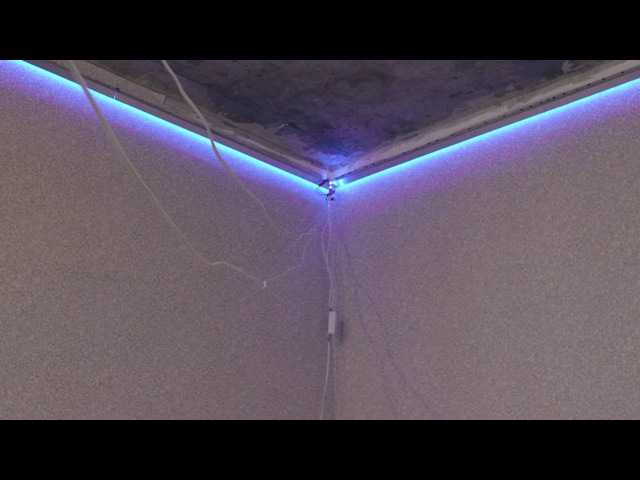 Установка светодиодной ленты на потолок своими руками видео, фото расчеты
