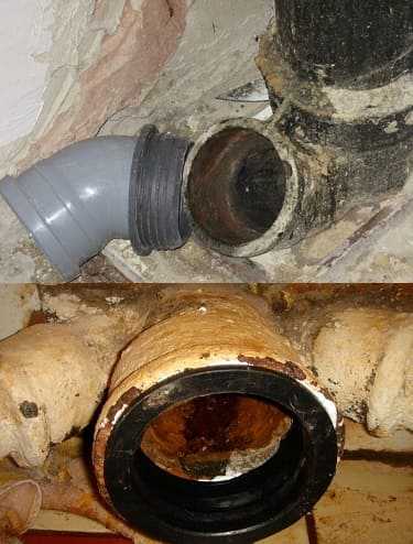 Монтаж чугунной канализации: стыки, соединение, прокладка труб