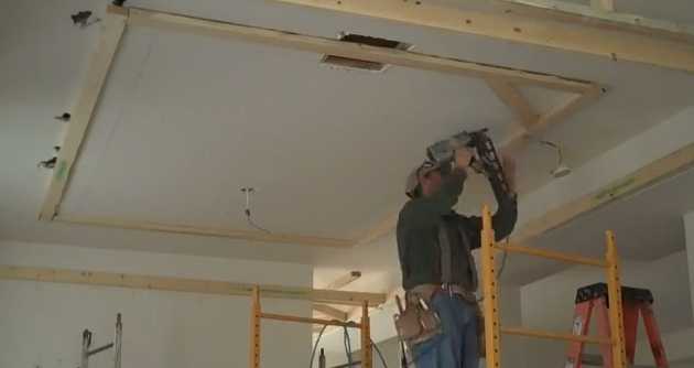 Как обшить потолок гипсокартоном: инструментарий и необходимые материалы, разметка, обустройство каркаса, монтаж листов
