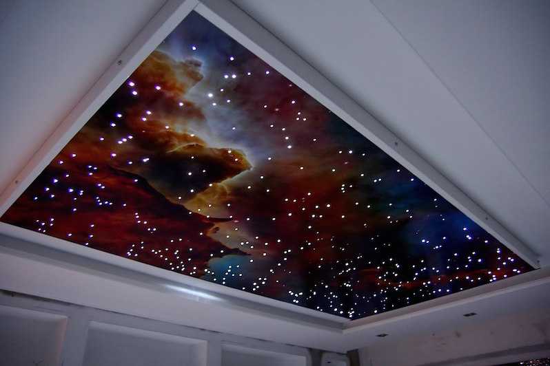 Делаем звёздное небо на потолке при помощи оптоволокна и arduino