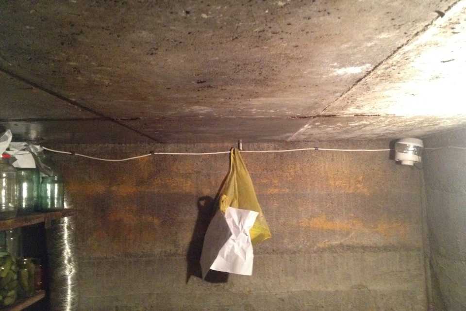 Как устранить конденсат на потолке в подвале