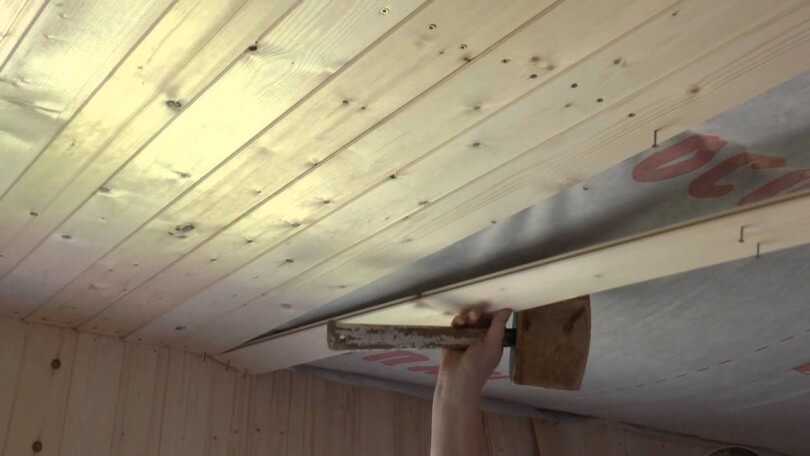 Как подшить потолок доской самостоятельно