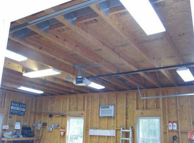 Потолок в гараже: лучшие варианты и инструкции по монтажу!