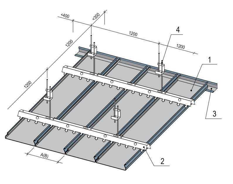 Подвесной потолок: виды конструкций, применение и особенности монтажа систем