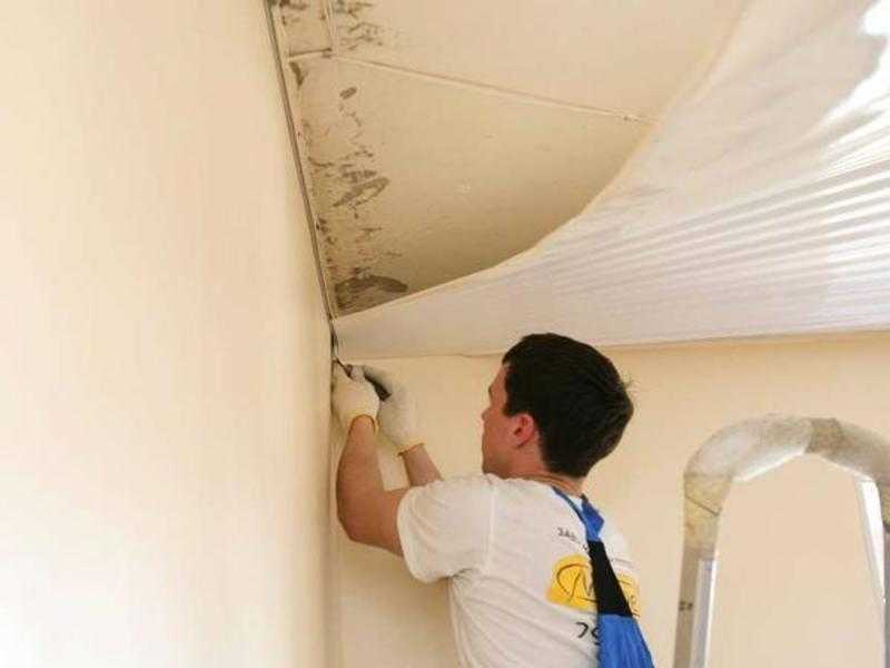 Перетяжка потолка: самостоятельный демонтаж и монтаж конструкции, советы