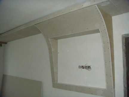 Короб из гипсокартона на потолке: способы изготовления