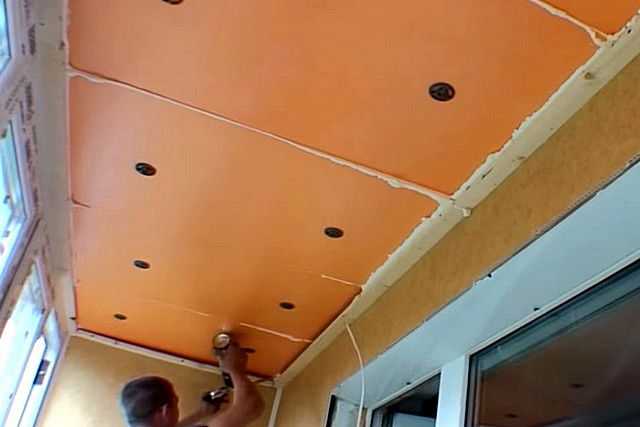 Потолок на балконе из чего сделать: пошаговая инструкция как сделать потолок