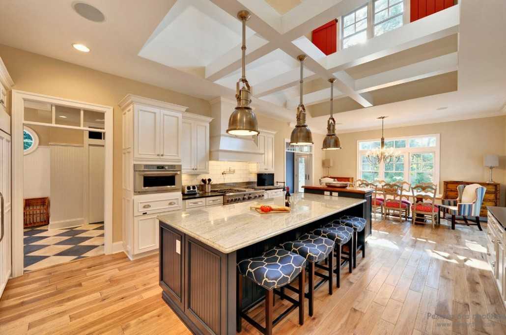 Какой сделать потолок на кухне: варианты отделки эконом класса