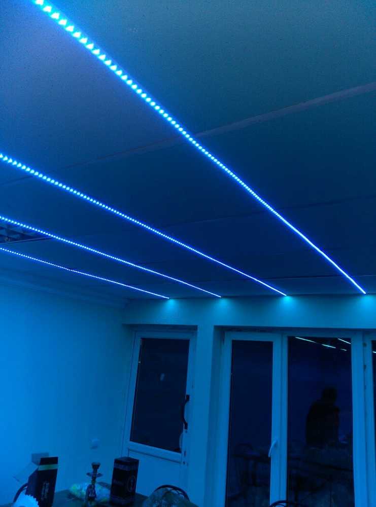 Светодиодные ленты для подсветки потолка