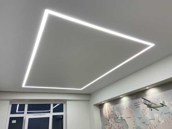 Багет для натяжного потолка (71 фото): потолочный алюминиевый профиль со светодиодной подсветкой, виды и размеры