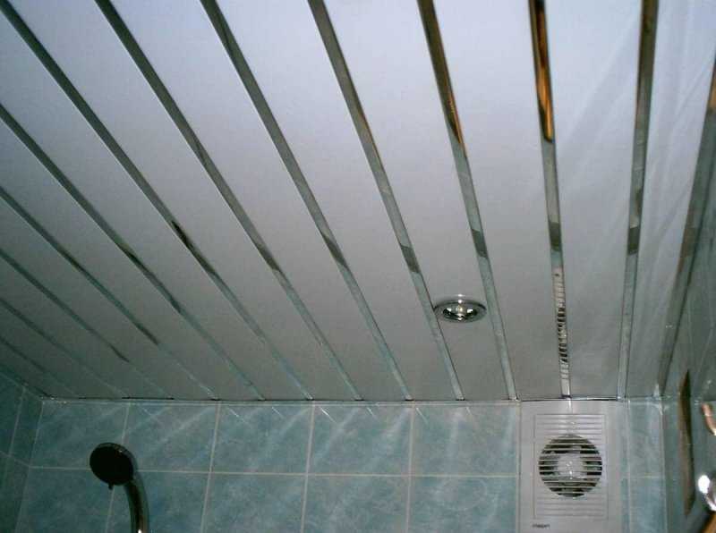 Потолок в ванной из пластиковых панелей: пластик пвх в ванной комнате на потолке, установка, монтаж