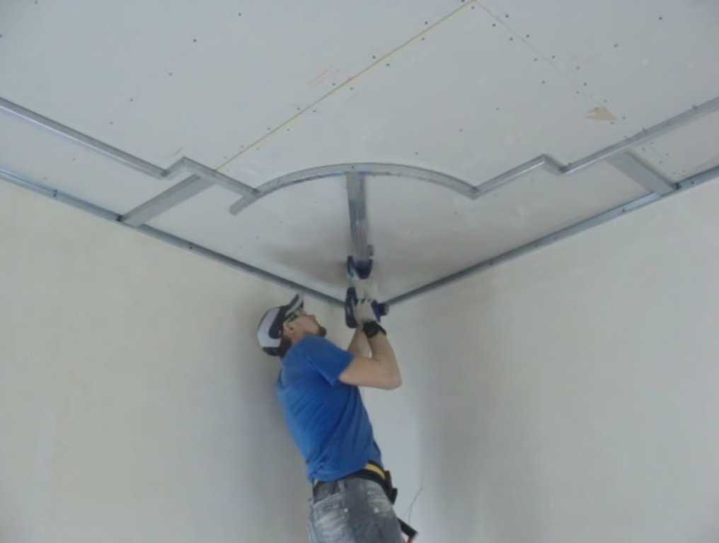 Монтаж гипсокартона на потолок своими руками: четыре этапа правильной установки