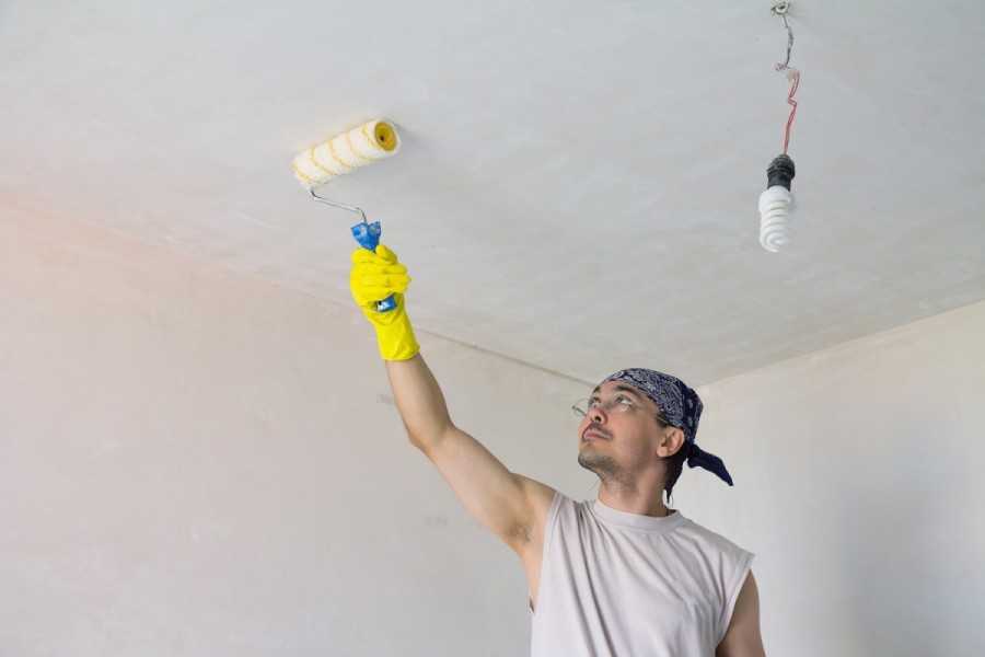 Как побелить потолок мелом своими руками: пропорции для разведения