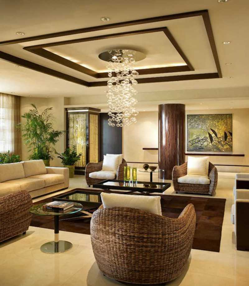 Отделка потолка в гостиной - 81 фото лучших идей стильного дизайна!дизайн гостиной