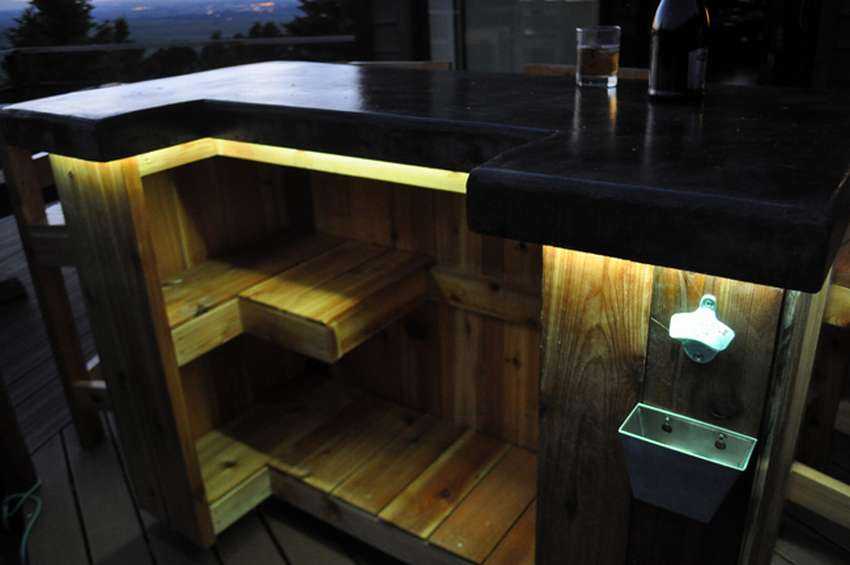 Барная стойка в интерьере кухни • мебель и декор барная стойка для кухни