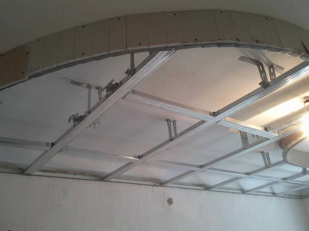 Пошаговая инструкция по монтажу гипсокартона на потолок