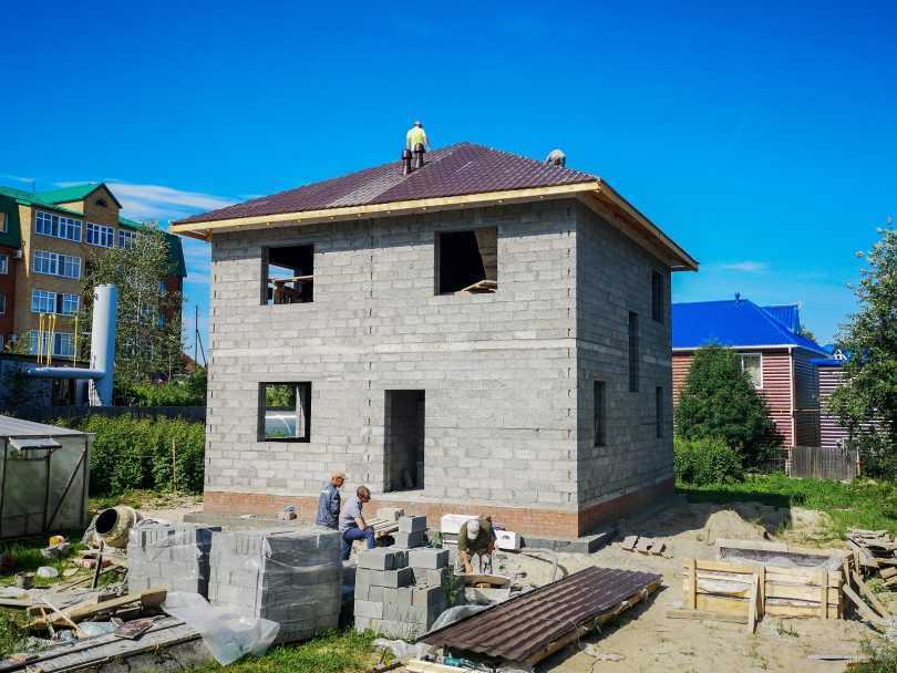 Технология постройки дома из опилок и цемента самостоятельно