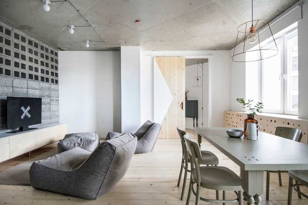 Потолок в стиле «лофт» (41 фото): как сделать своими руками в квартире на бетонной потолочной поверхности и как выбрать варианты лофт-потолка для мансарды частного дома
