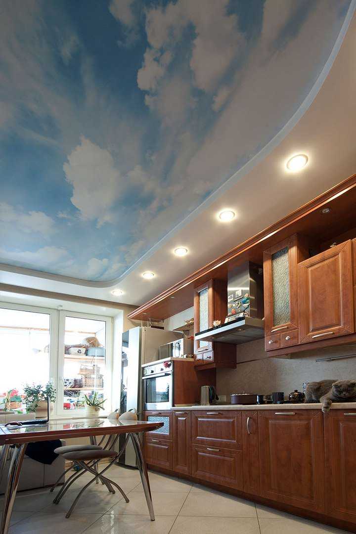 Какие потолки на кухне лучше? 31 фото для сравнения