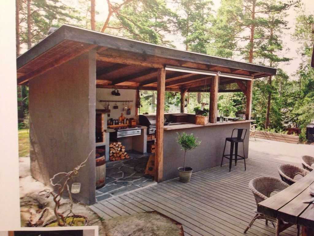 Летняя кухня на даче: лучшие варианты проектов