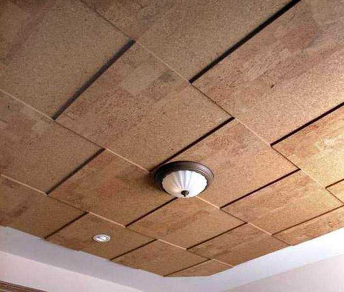 Пробкового покрытия для потолка