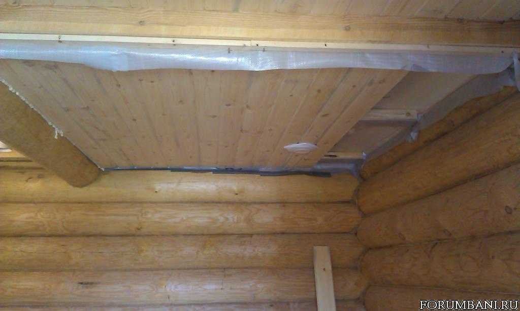 Как построить потолок в русской бане, как продумать конструкцию, обустроить перекрытие, инструкция — общий взгляд