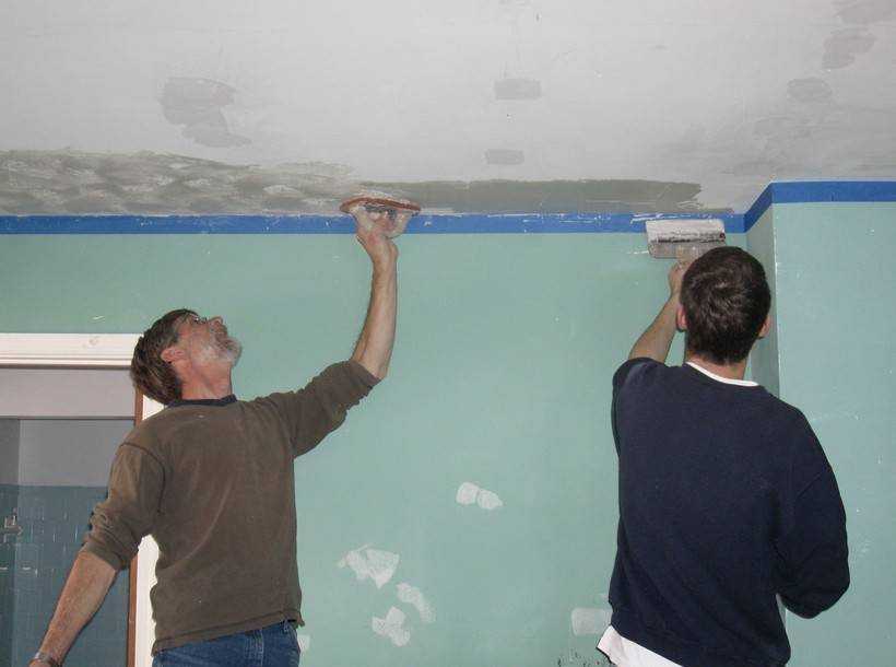 Подготовка потолка из гипсокартона к покраске своими руками