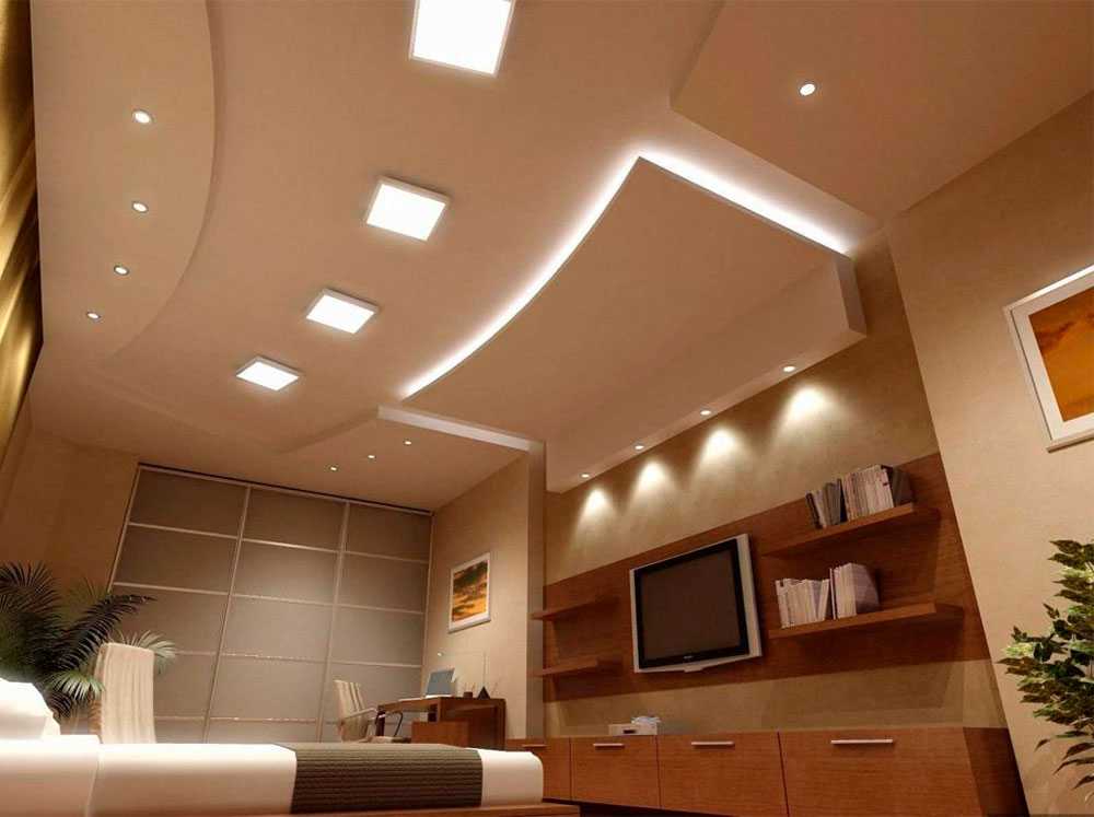 Встраиваемые светильники для потолка из гипсокартона - всё о гипсокартоне