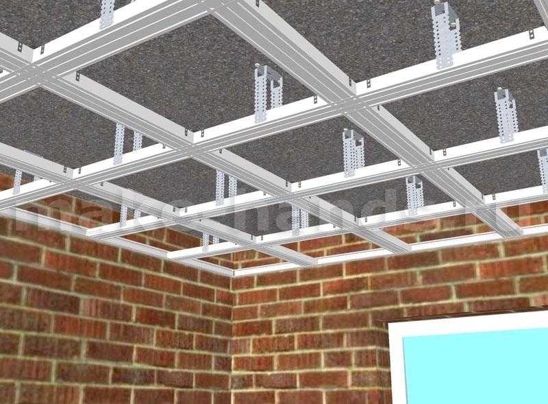 Как сделать подвесной потолок. плиточные, панельные, реечные, кассетные и ячеистые виды. проектирование, разметка, монтаж и облицовка каркаса