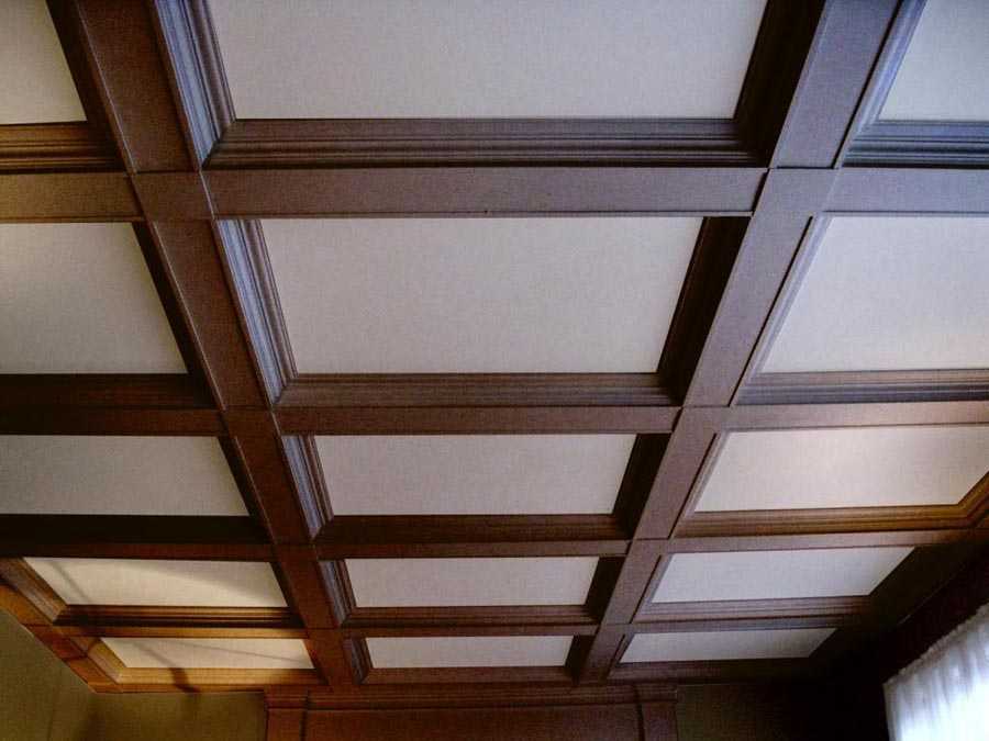 Кессонные потолки: как сделать своими руками из гипсокартона | строй советы