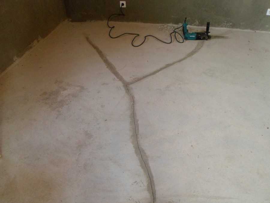 Трещины на бетонном полу чем заделать?