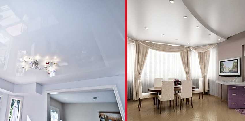 Какой натяжной потолок лучше - матовый или глянцевый? 48 фото как выбрать для спальни, в чем разница между покрытиями, отзывы