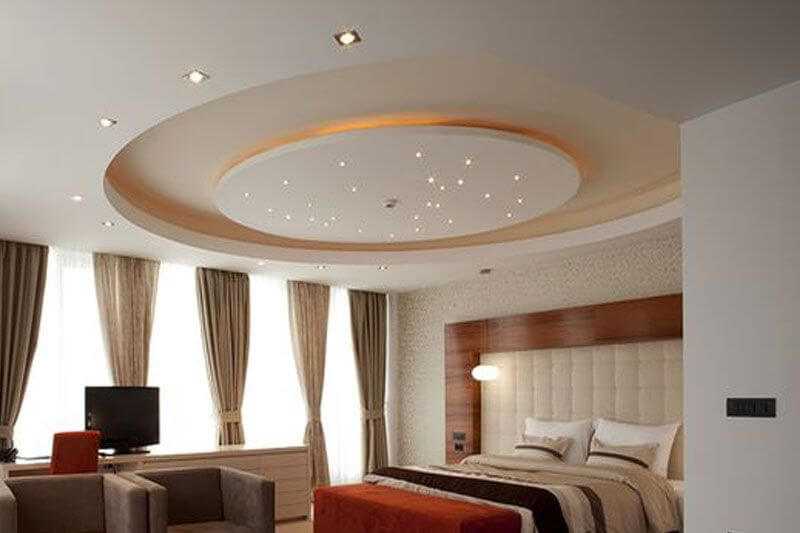 Двухуровневые потолки из гипсокартона для гостиной (43 фото): 2-х уровневый потолок с подсветкой, идеи 2021 и примеры в интерьере