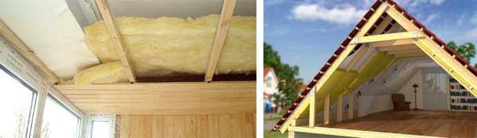 Утеплитель для потолка: какой лучше выбрать, какой слой теплоизоляции нужно, выбор плотности плиты, толщина утеплителя