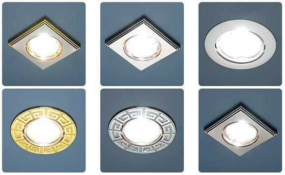 Встраиваемые потолочные светильники (65 фото): встроенное светодиодное освещение для потолка из гипсокартона